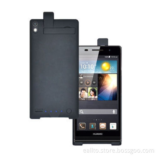 Battery Case for Huawei Ascend P6 with 2,800mAh Capacity, Sized 144 x 67 x 13mm